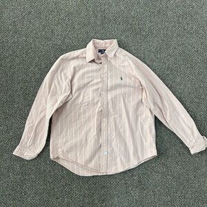 Polo by Ralph Lauren Men's Pink Striped Shirt
